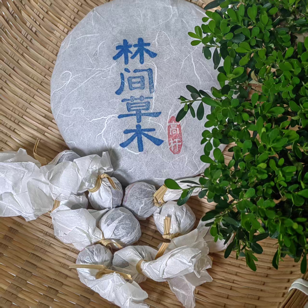林间末茶饼